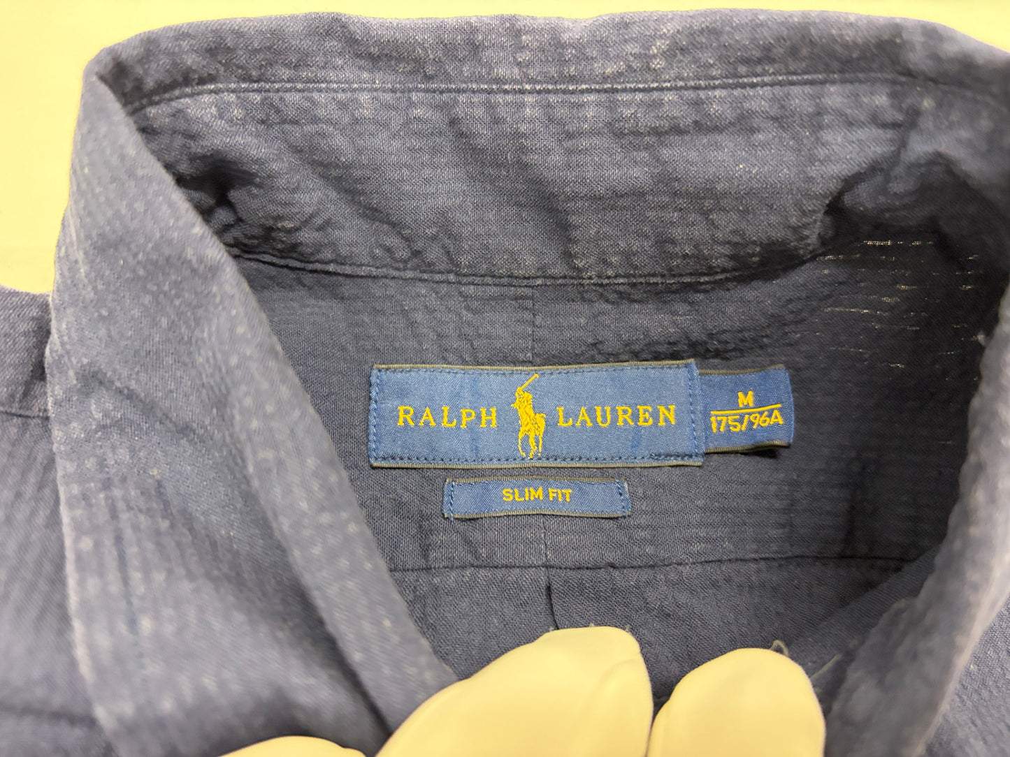 ラルフローレン 半袖シャツ コットン ボタンダウン サイズM POLO RALPH LAUREN