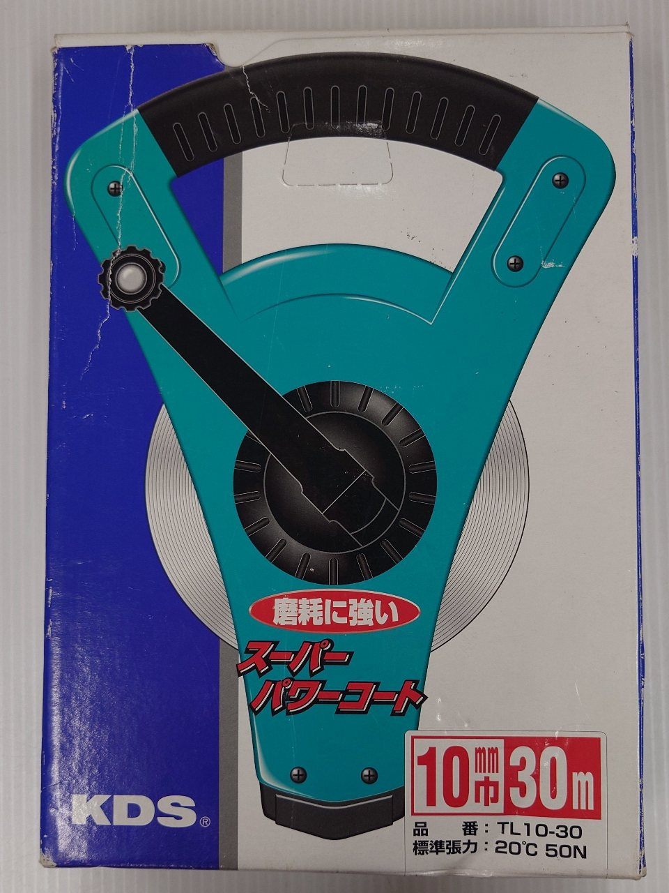 中古美品 ムラテックＫＤＳ ３０ｍ巻き尺「テクロン１０巾」 TL10-30 囗T巛