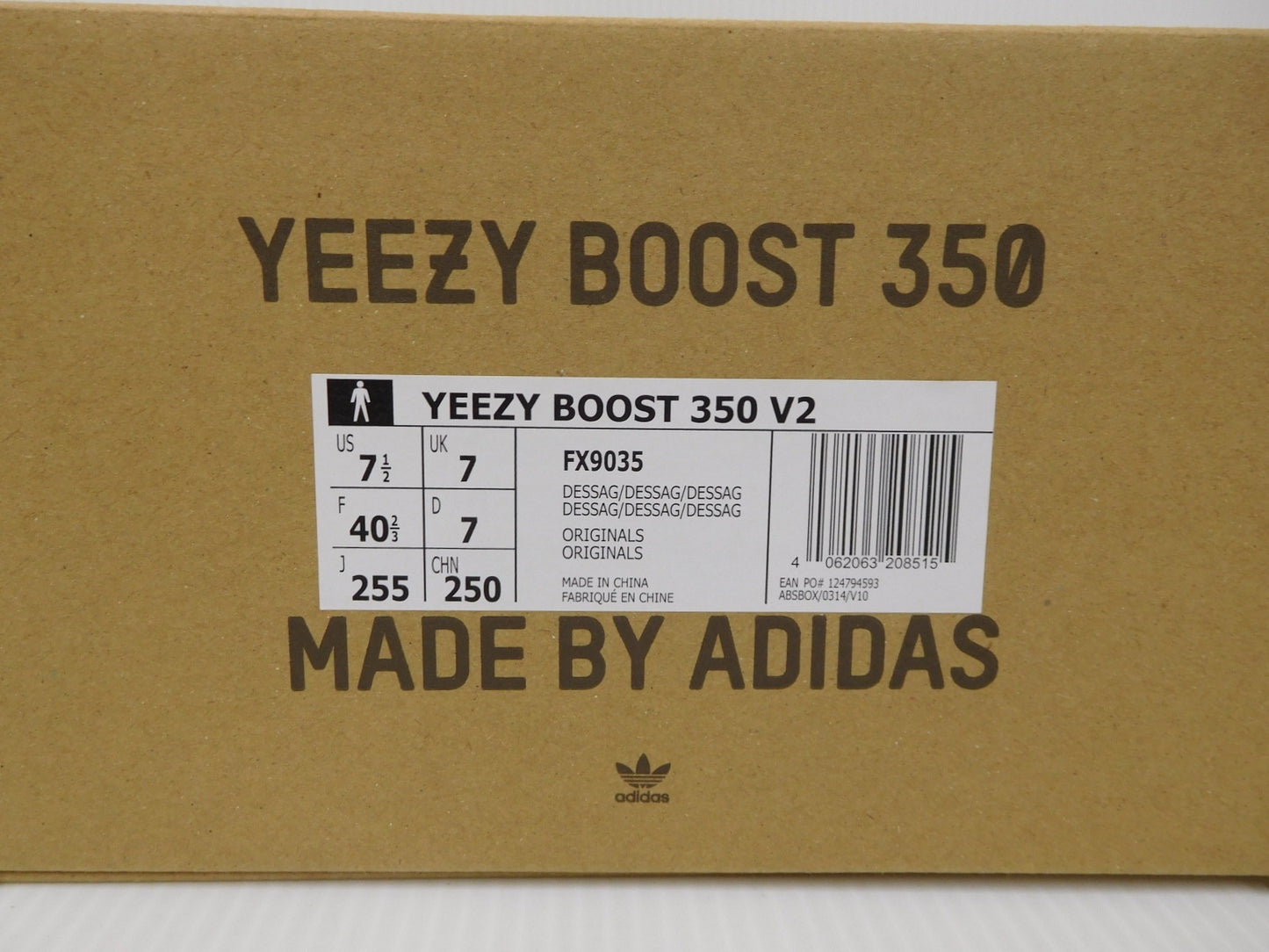 adidas アディダス YEEZY BOOST イージーブースト 350 V2 FX9035 デザート セージ size:25.5cm囗T巛