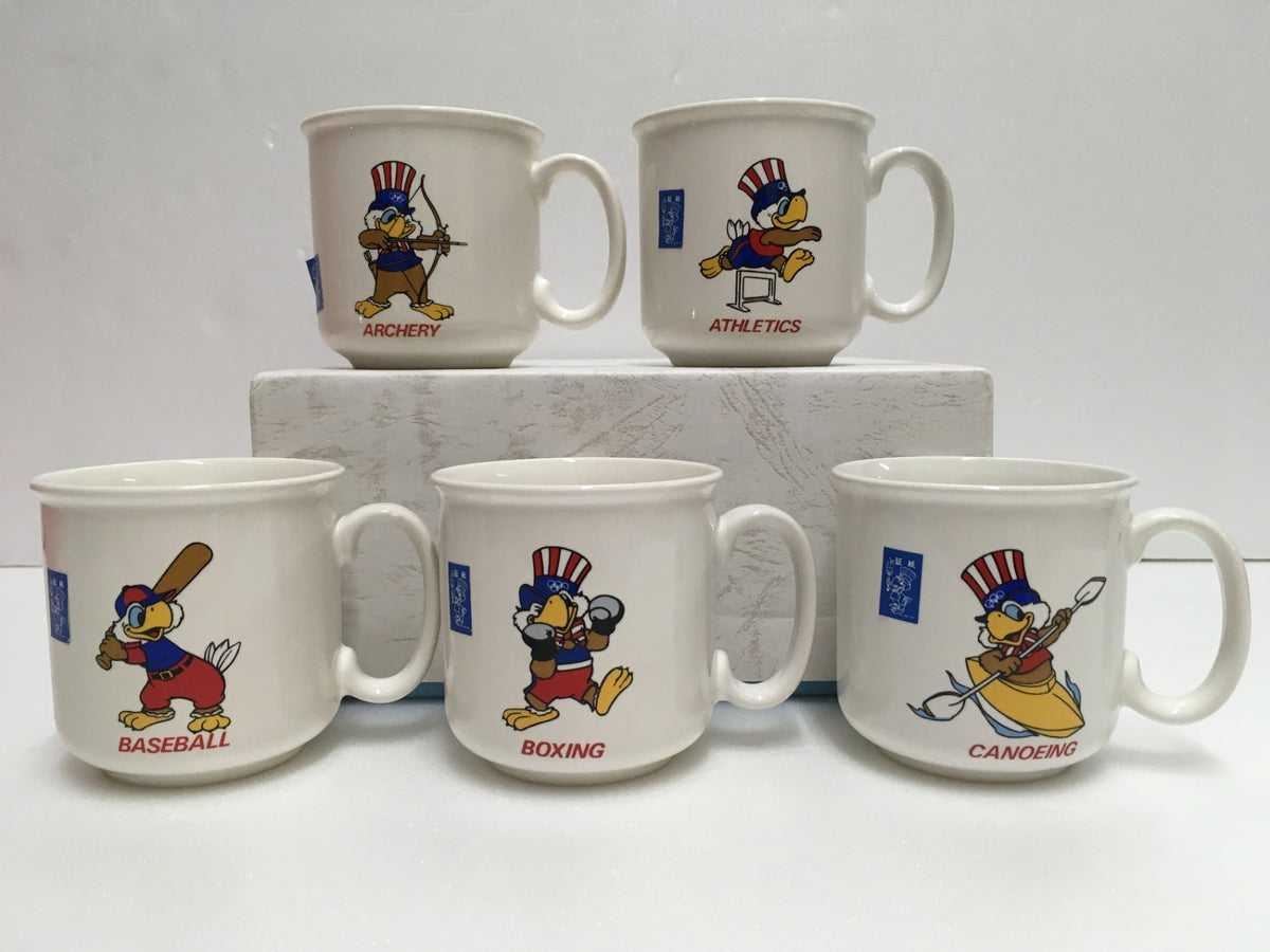 ※送料無料※ 1984 ロス五輪 マクドナルド マグカップ イーグルサム ロサンゼルス オリンピック 25個セット 長期保管 囗G