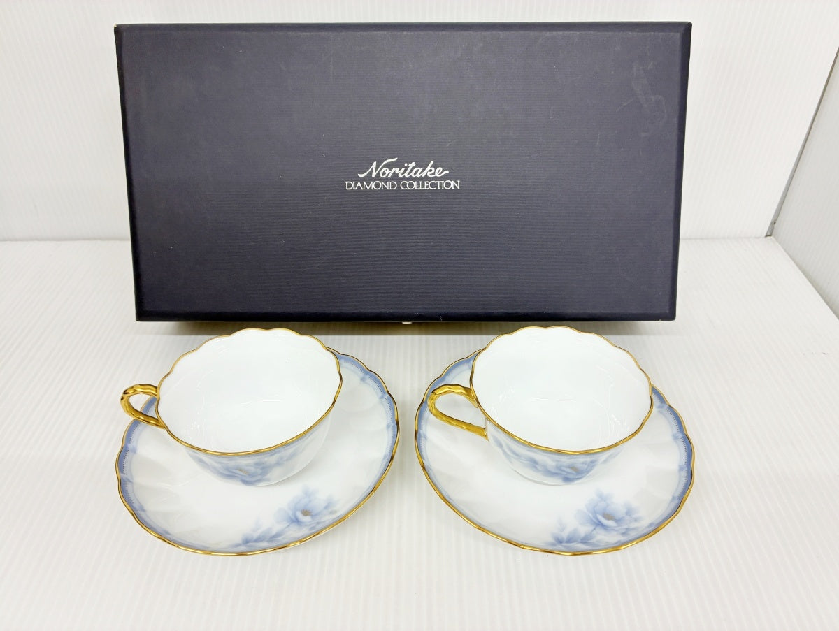 Noritake ノリタケ ダイヤモンドコレクション カップ＆ソーサー 2客