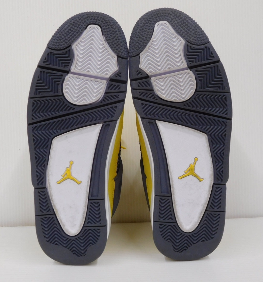 NIKE ナイキ エア ジョーダン 4 レトロ  イエロー CT8527-700 size:27cm 中古囗T巛