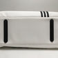※送料無料※ adidas アディダス スリーストライプ ボストンバッグ MMS71 ホワイト×ブラック ゴルフバッグ 未使用 囗G