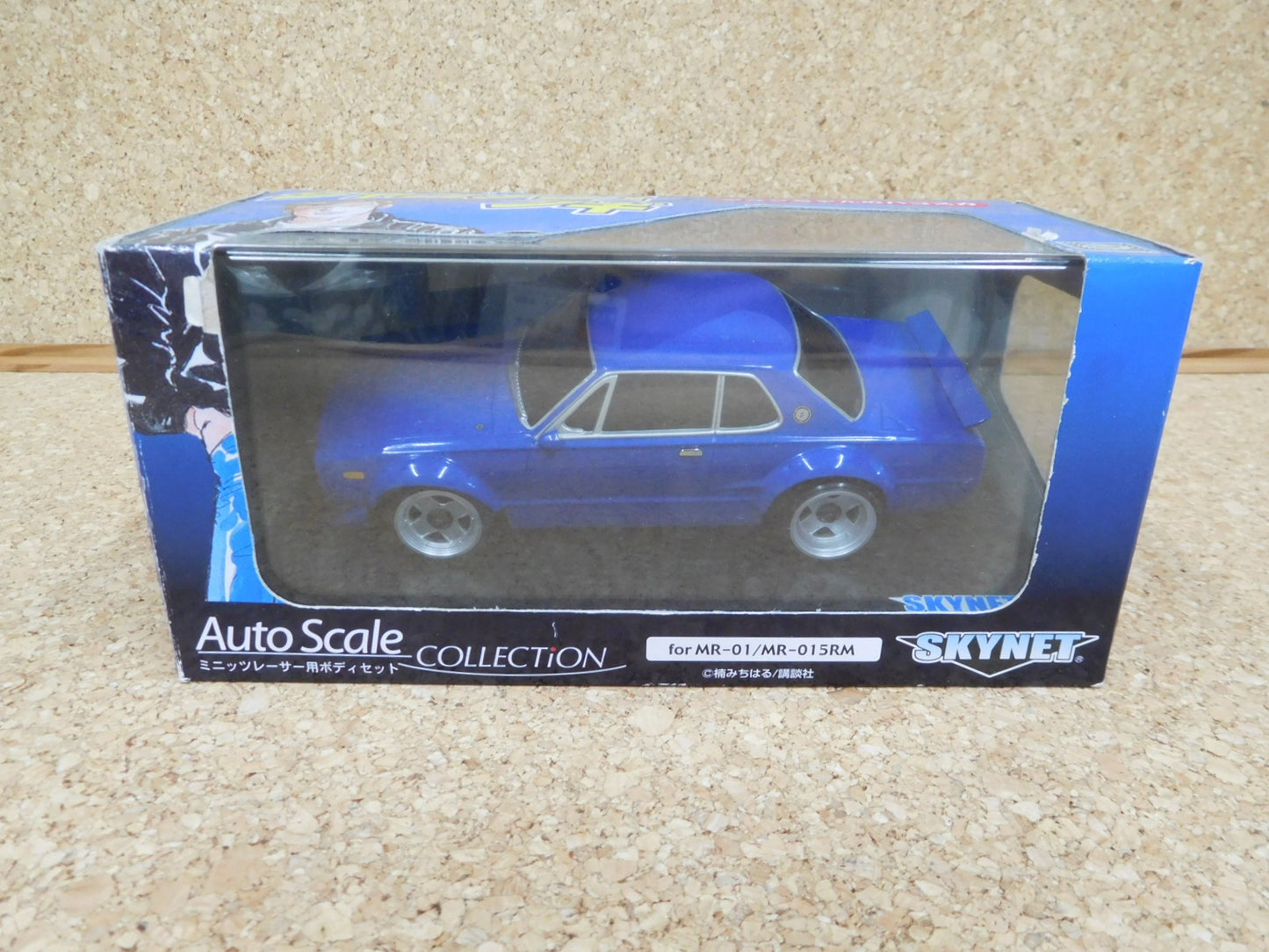 送料無料 SKY NET オートスケールコレクション シャコタンブギ ジュンちゃんのハコスカ(青) 囗T巛