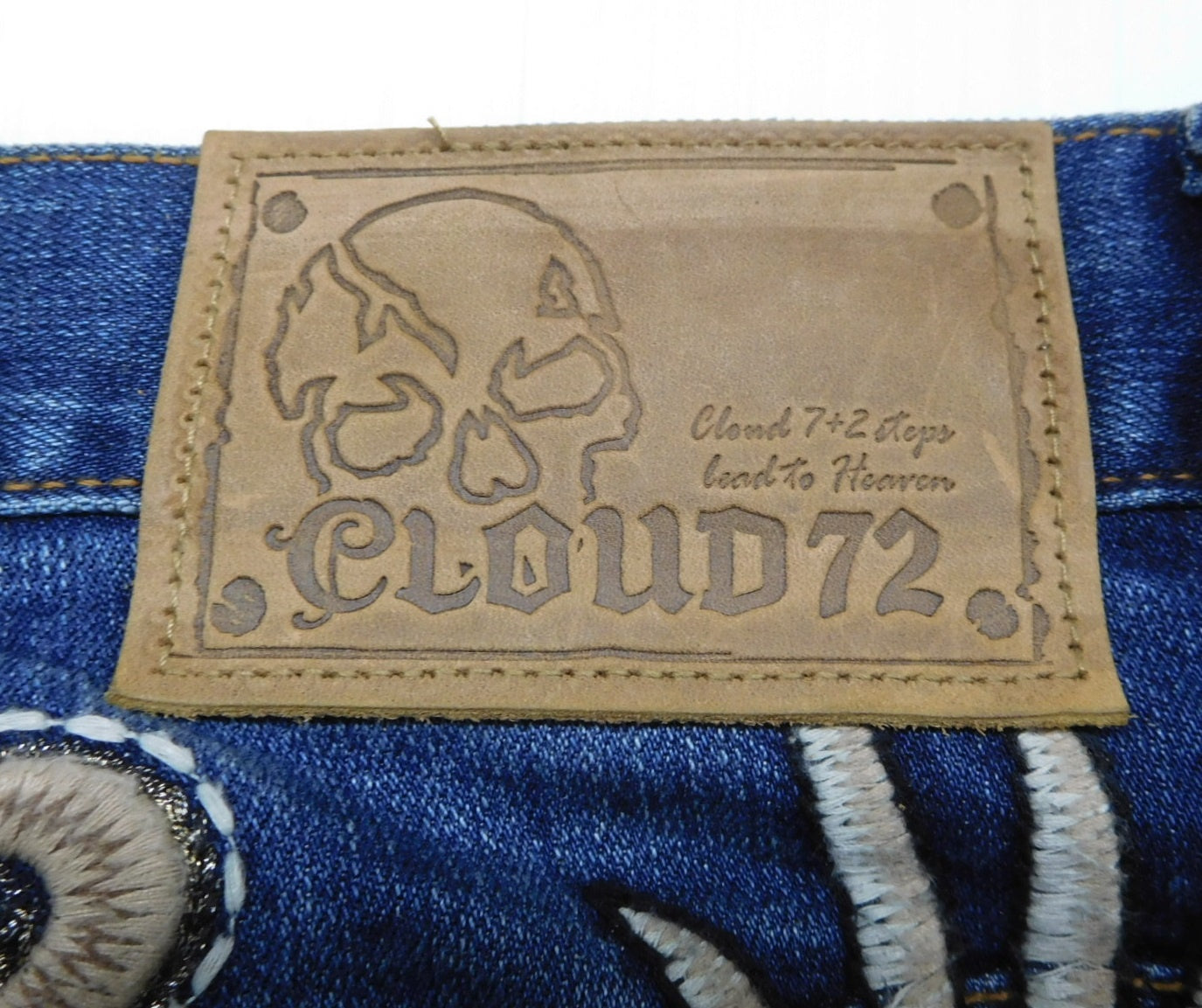 Cloud72 クラウド72 デニムジーンズ ししゅう CDP580 size:40囗T巛