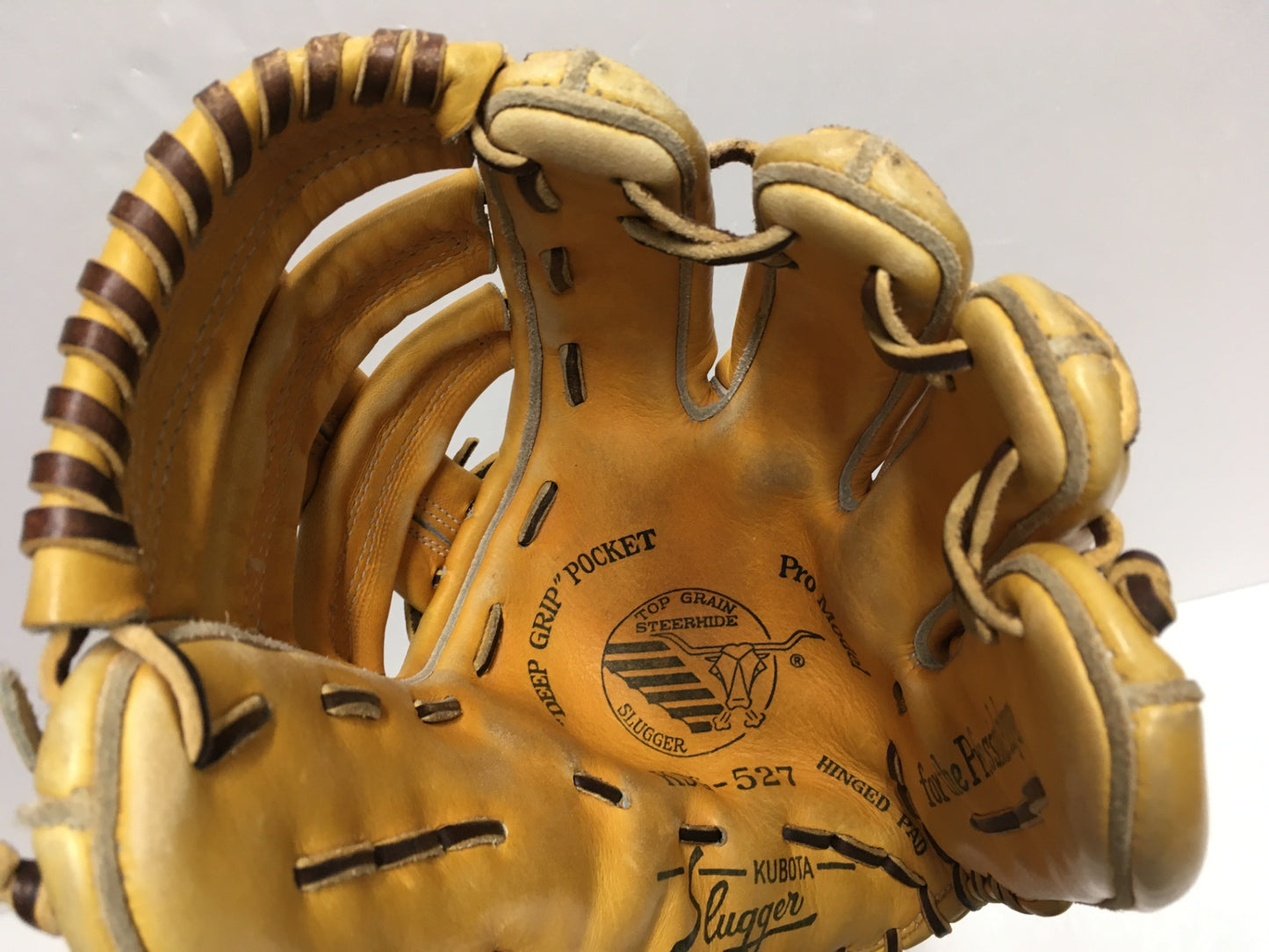 ※送料無料※ 久保田スラッガー 硬式グローブ 外野手用 右投げ用 KSG-527 中古 囗G