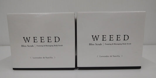 未開封！WEEED ウィード ブリススクラブ ラベンダー＆バニラ 360g 2個セット囗T巛