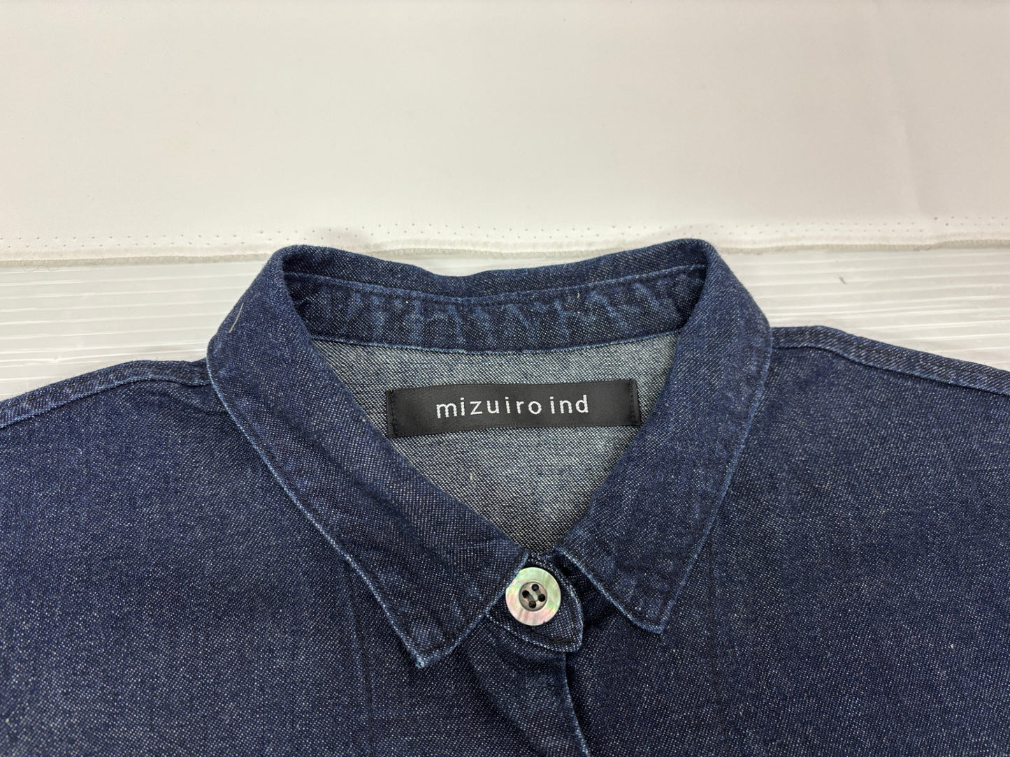 ミズイロインド シャツ ジャケット ショート丈 mizuiro ind