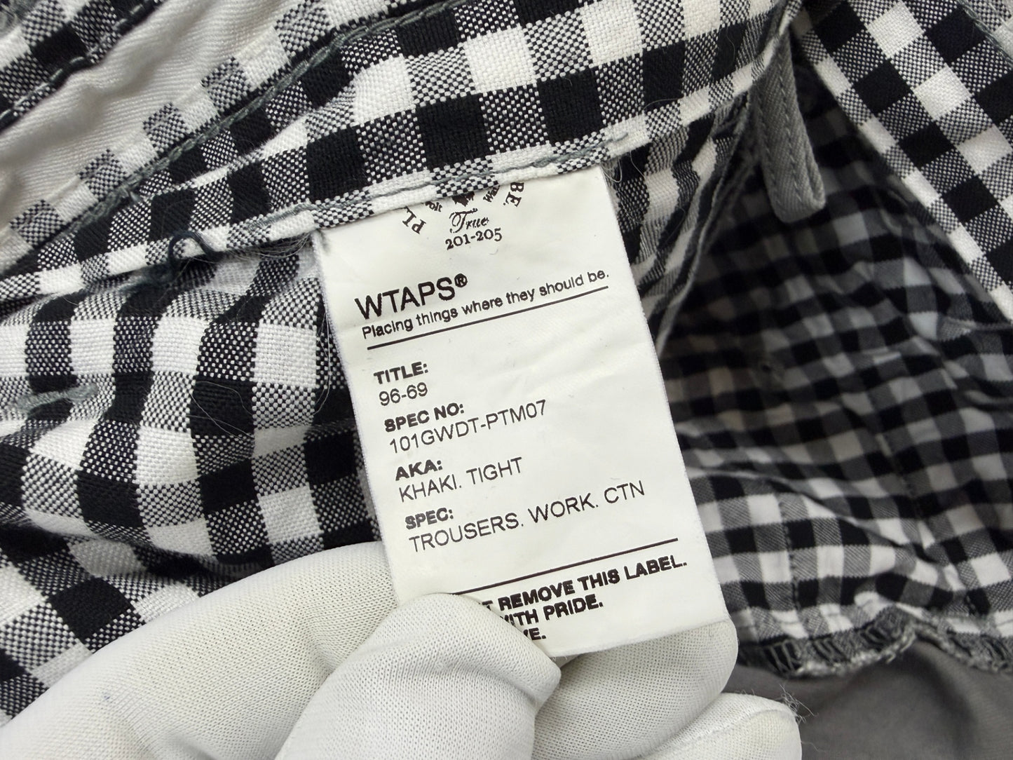 WTAPS ダブルタップス コットン パンツ 101GWDT-PTM07 サイズL