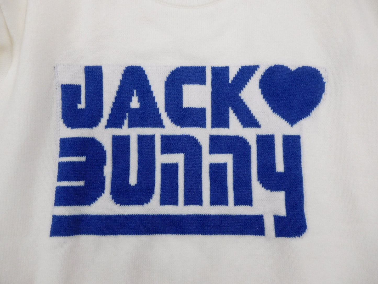 JACK BUNNY ジャックバニー  クルーネックニット レディースゴルフウェア 263-4270132 size:0 中古囗T巛