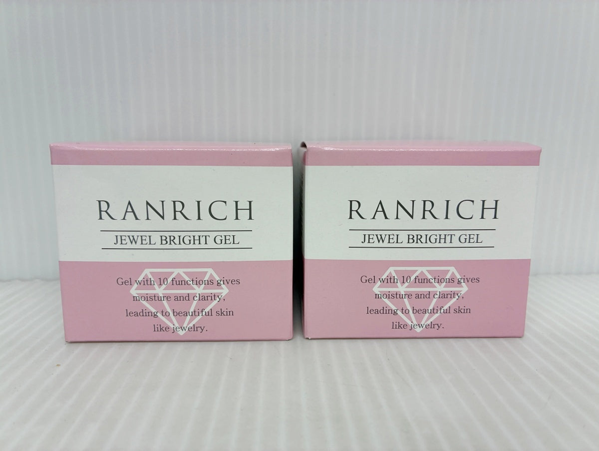 RANRICH 美白オールインワン 宝石ジェル 50g×2 卵白ホイップ石鹸 1