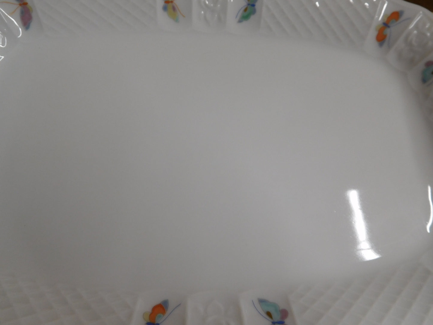 送料無料 深川製磁 蝶 皿揃い 囗T巛