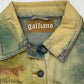 ※送料無料※ JOHN GALLIANO ジョンガリアーノ レディース 総柄 デニムジャケット EUサイズ表記44 古着 囗G