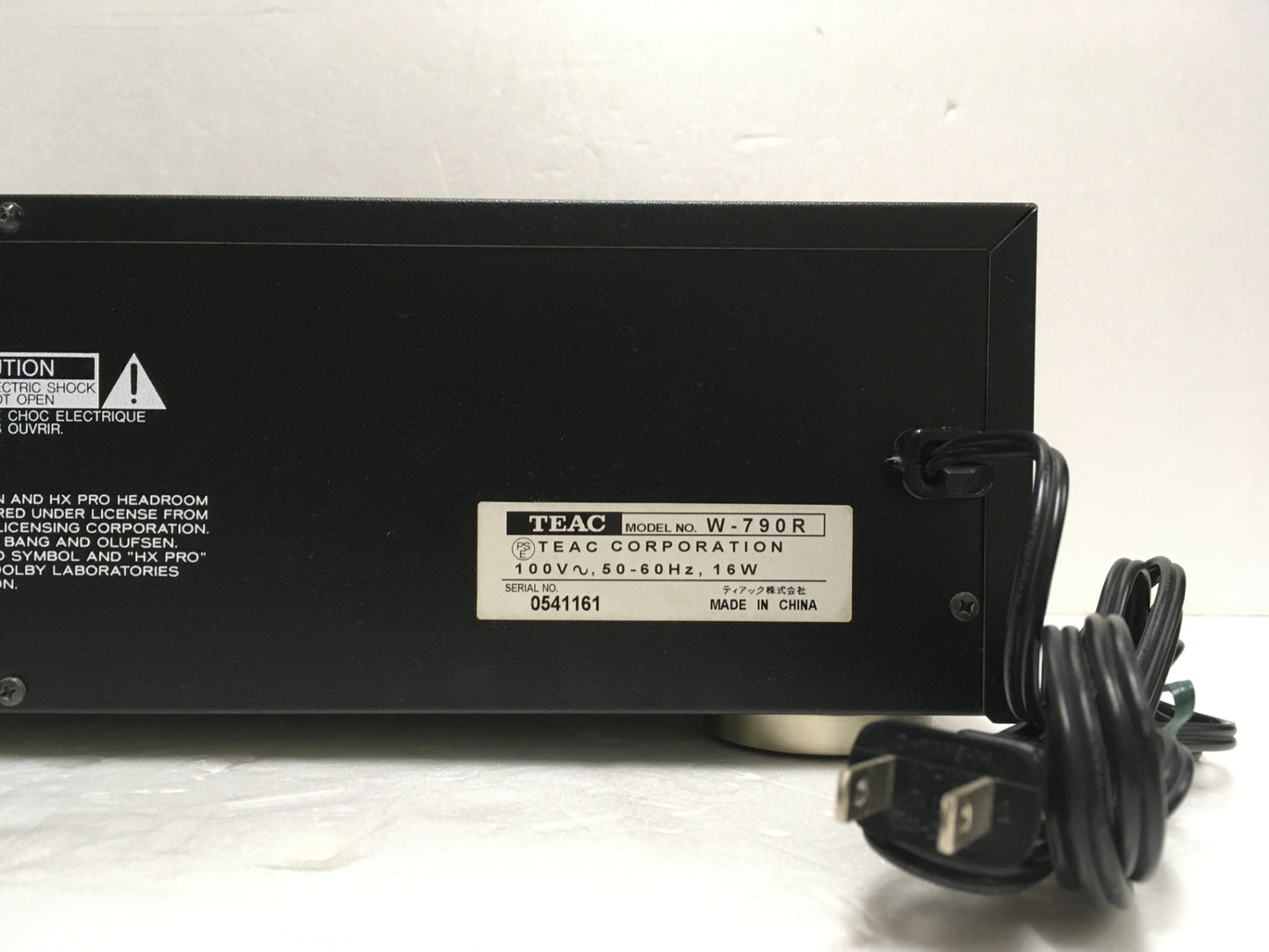 ※送料無料※ TEAC ティアック ダブルカセットデッキ W-790R 2002年製 ジャンク品 囗G