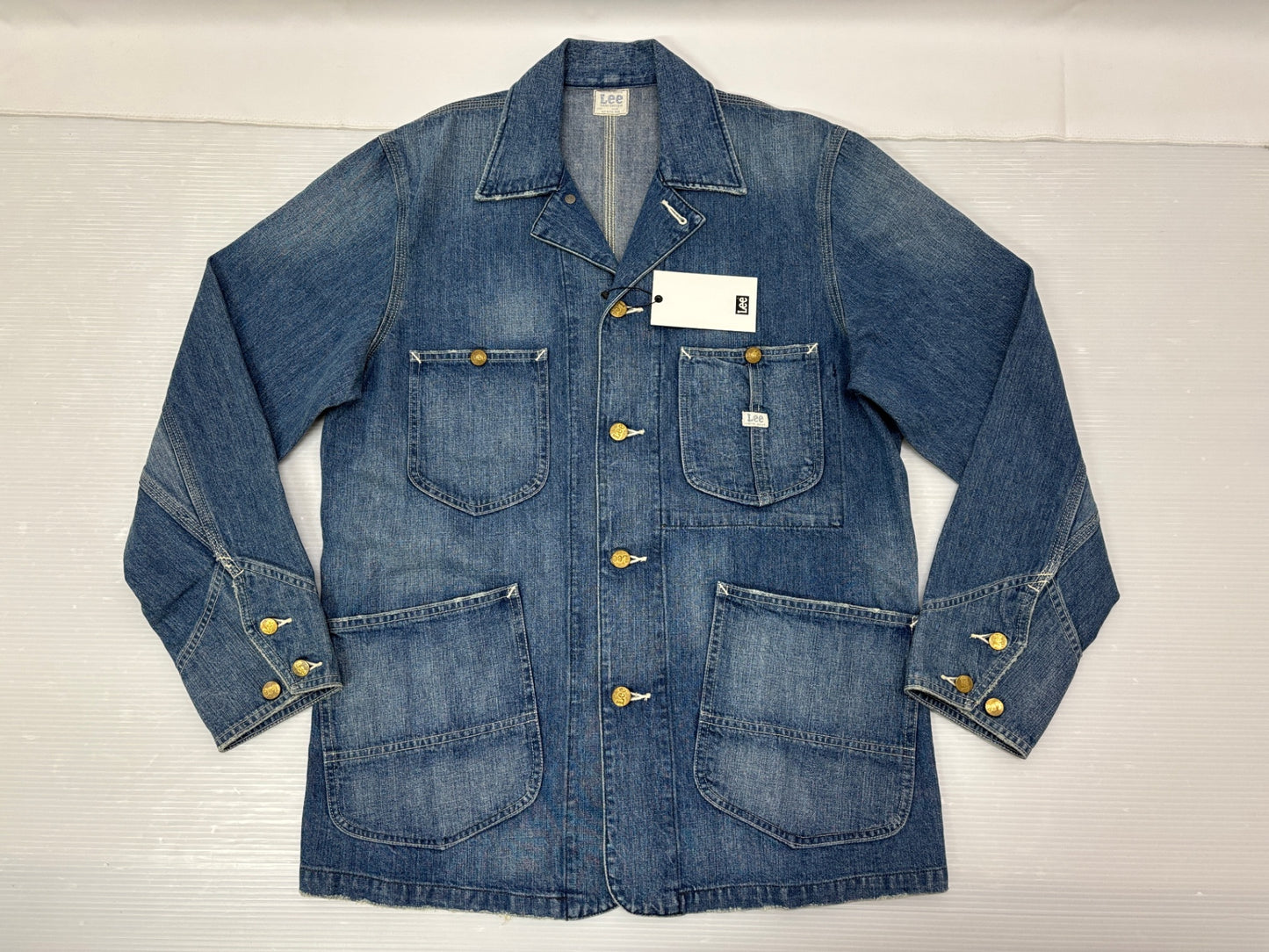 Lee LT0584 カバーオール 美品 LOCO JACKET リー ロコ デニム ジャケット USED加工 サイズL