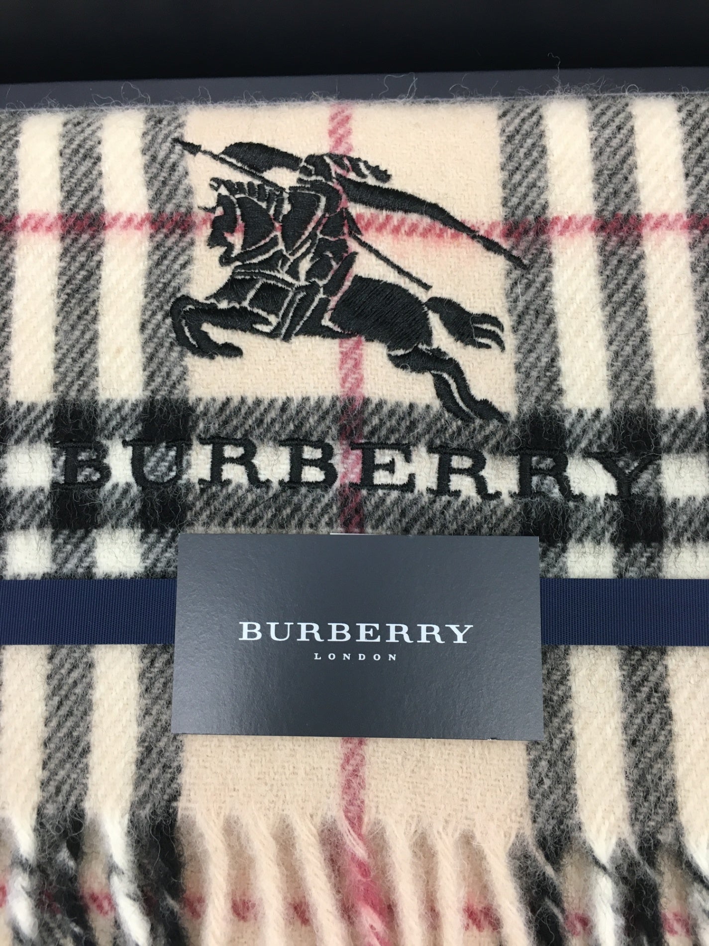 送料無料 BURBERRY バーバリー ひざ掛け 囗K巛