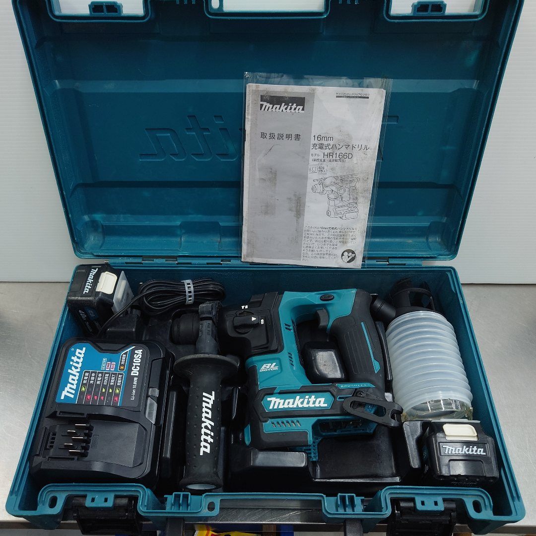 マキタ　Makita　10.8V　16ｍｍ充電式ハンマドリル　HR166DSMX　囗T巛