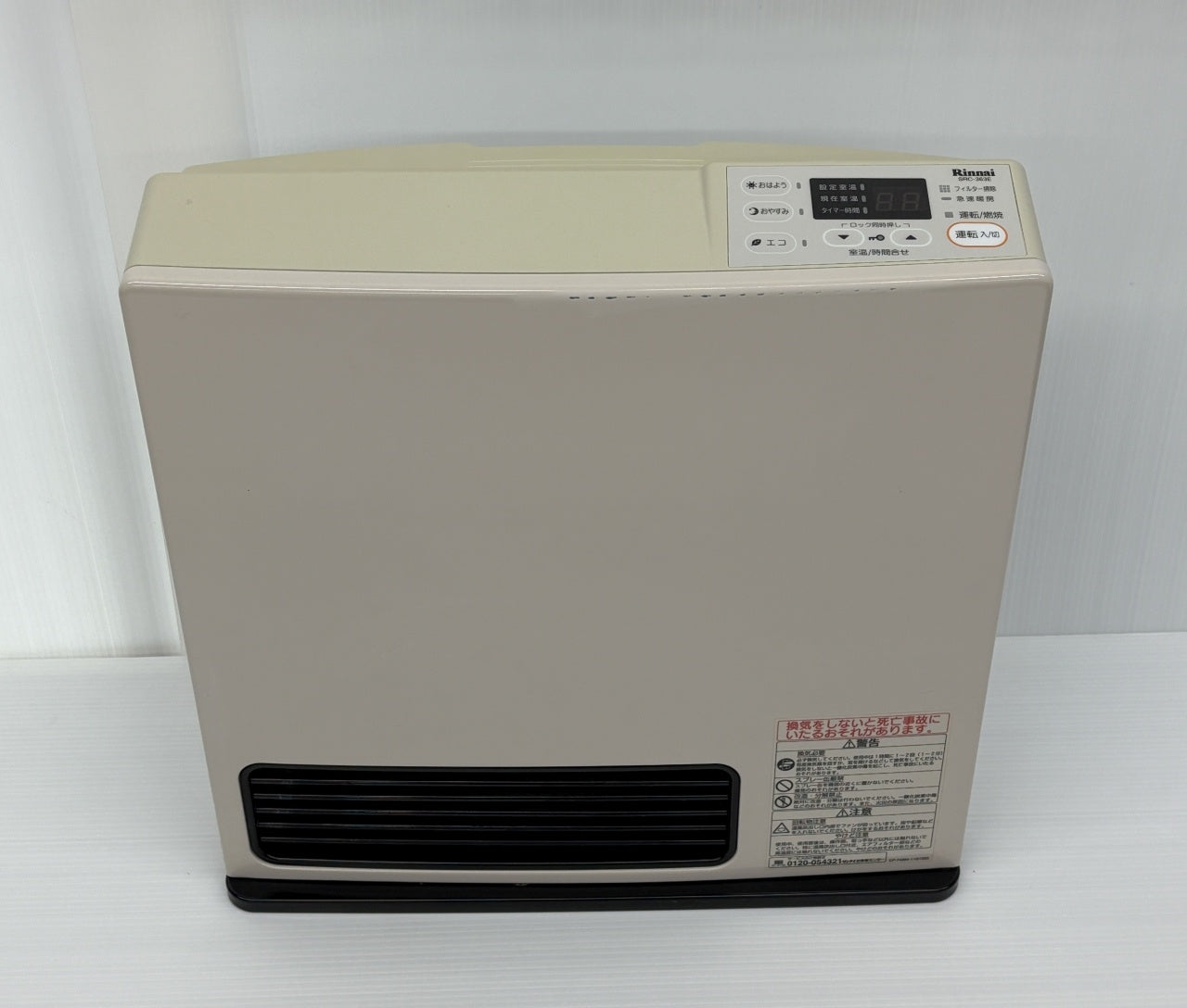 送料無料 リンナイ プロパンガス用 ガスファンヒーター SRC-363E 2015年製囗T巛