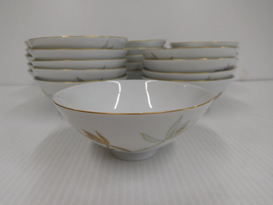 深川製磁 花蘭 茶漬揃(5客×５個) 難あり囗T巛