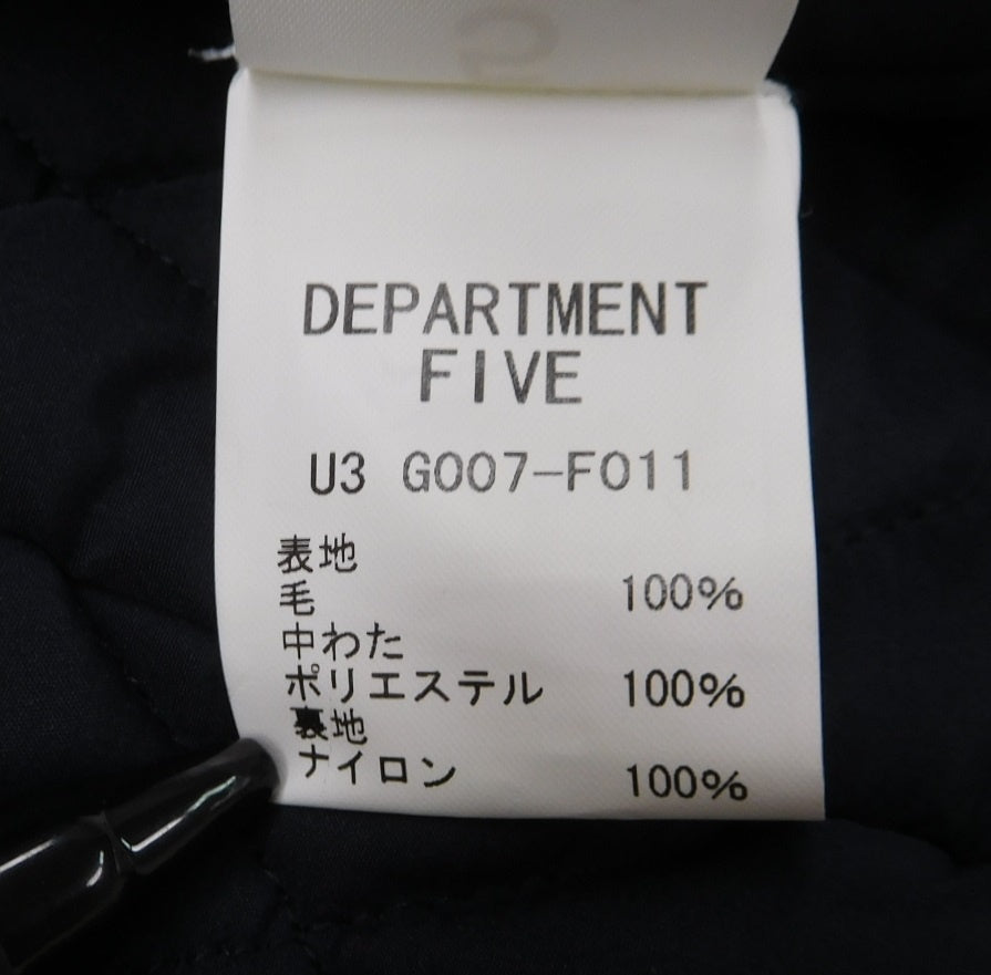 DEPARTMENT FIVE デパートメントファイブ ウールジャケット イタリア製 size:M囗T巛