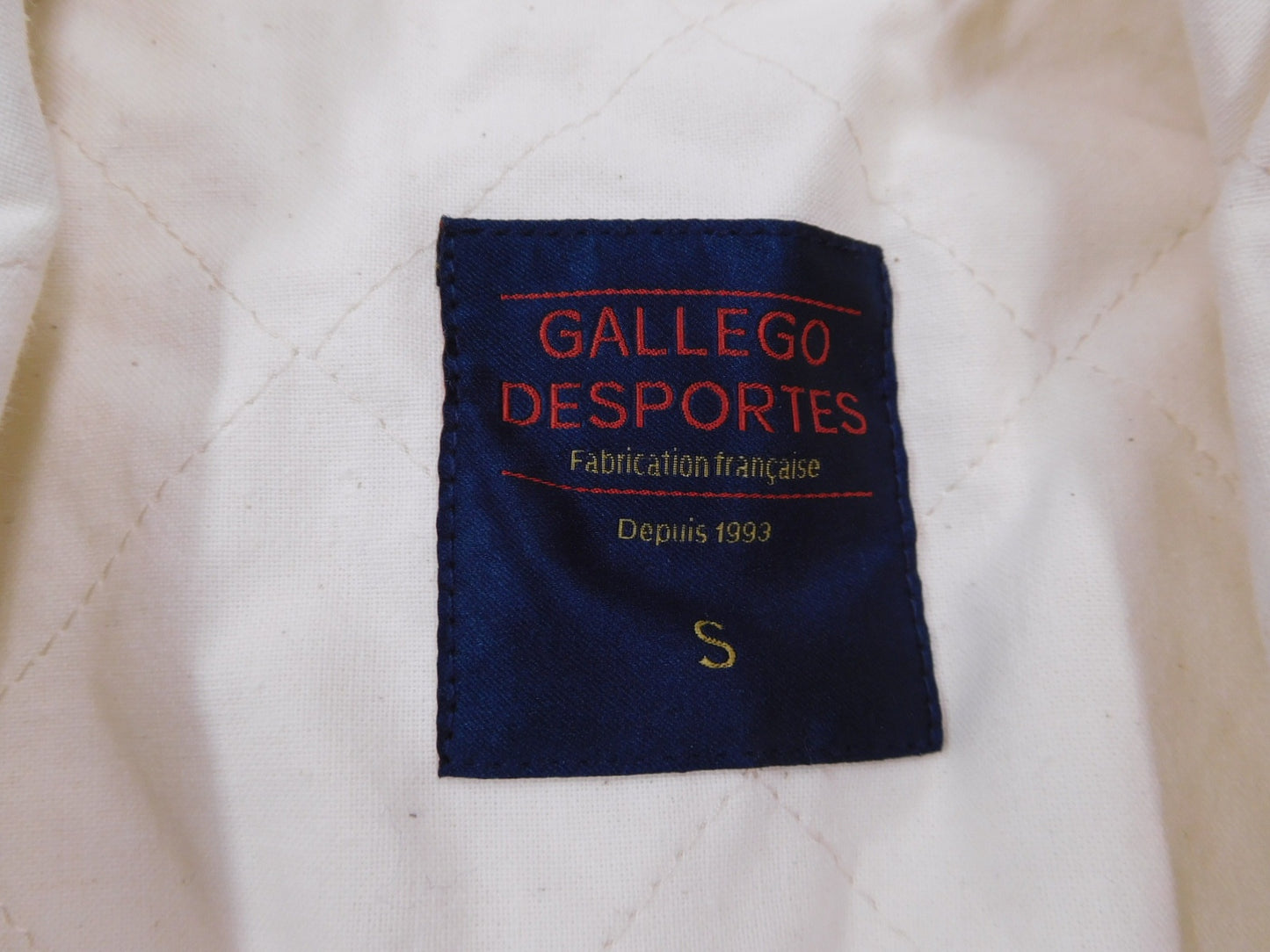GALLEGO DESPORTES ギャレゴデスポート テーラードジャケット コットン 9504Q クリーム フランス製 size:S囗T巛