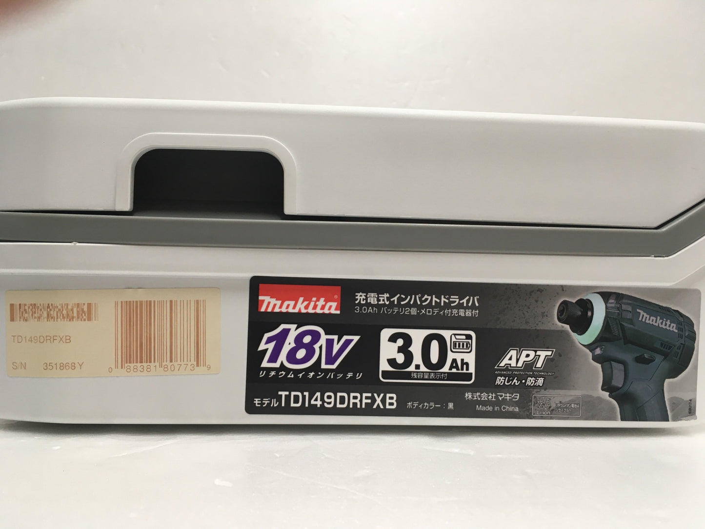 ※送料無料※ Makita 充電式インパクトドライバ TD149DRFXB ブラック 長期保管 未使用 囗G