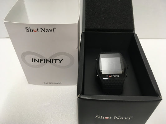 ※送料無料※ Shot Navi ショットナビ INFINITY 腕時計型ゴルフ用GPSナビ ジャンク品 囗G