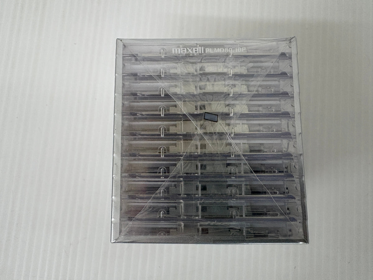 【未開封】maxell マクセル MD 80分 10枚 PLMD80.10P plain style ミニディスク 日本製