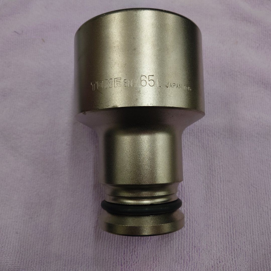 TONE　トネ　25.4軸64mmインパクトソケット　8NV-65L　25.4sq（1/1）　囗T巛