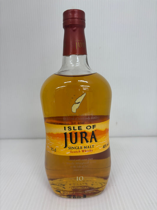 古酒 ISLE OF JURA 10年 750ml 40% シングルモルト スコッチウイスキー 箱付 アイラ オールドボトル