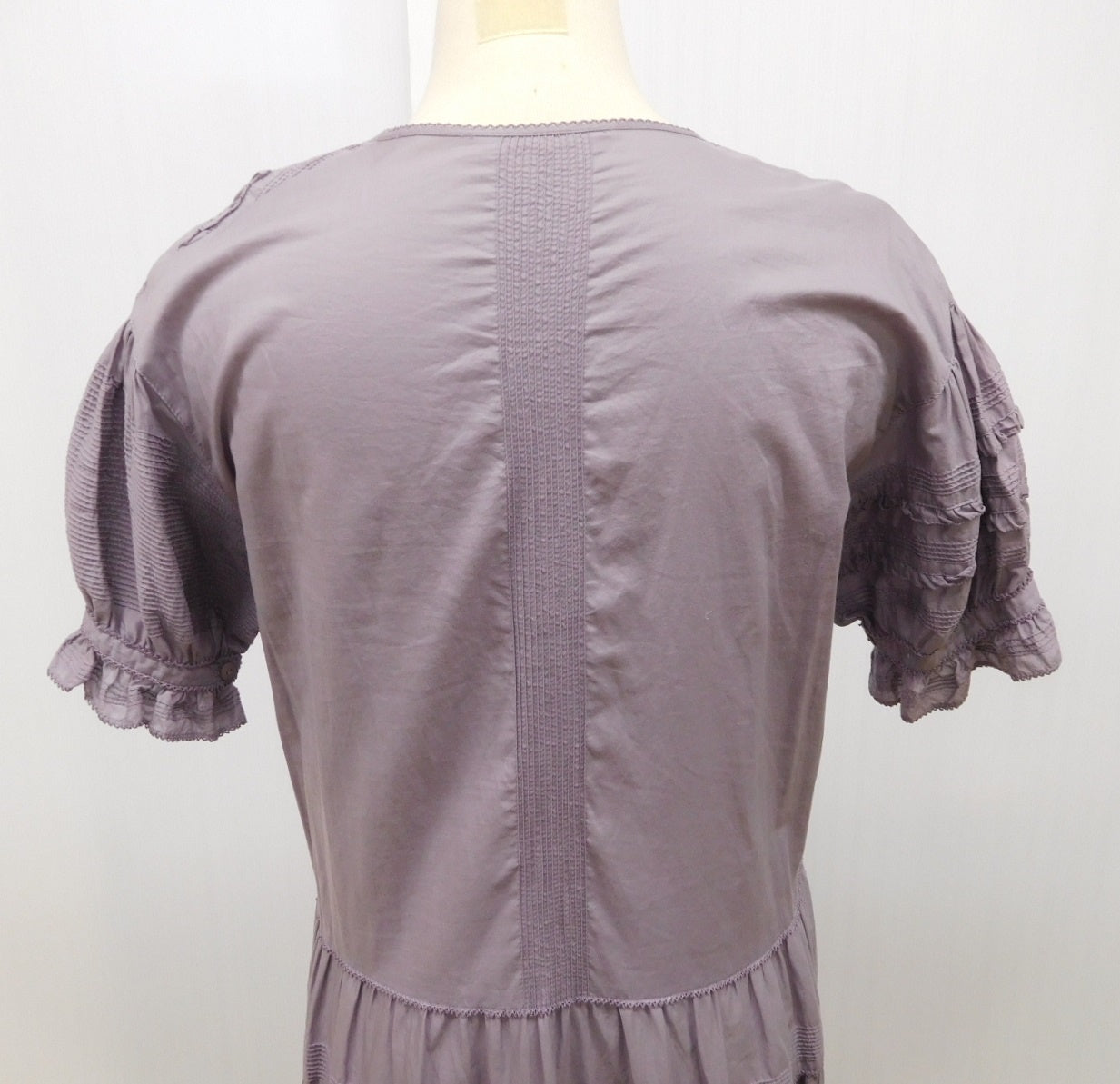 WONDERFUL WORLD カネコイサオ ワンピース W03FA15 綿100％ パープル size:表記なし 中古囗T巛