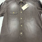 桃太郎ジーンズ MS106 ワークシャツ サイズ40 ダック生地 長袖 MOMOTARO JEANS