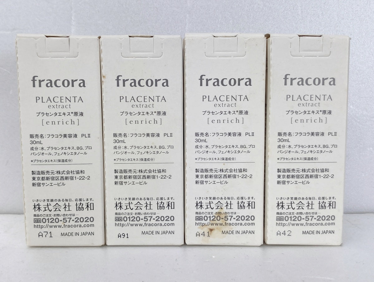 fracora プラセンタエキス原液 30ml×4 15ml×1