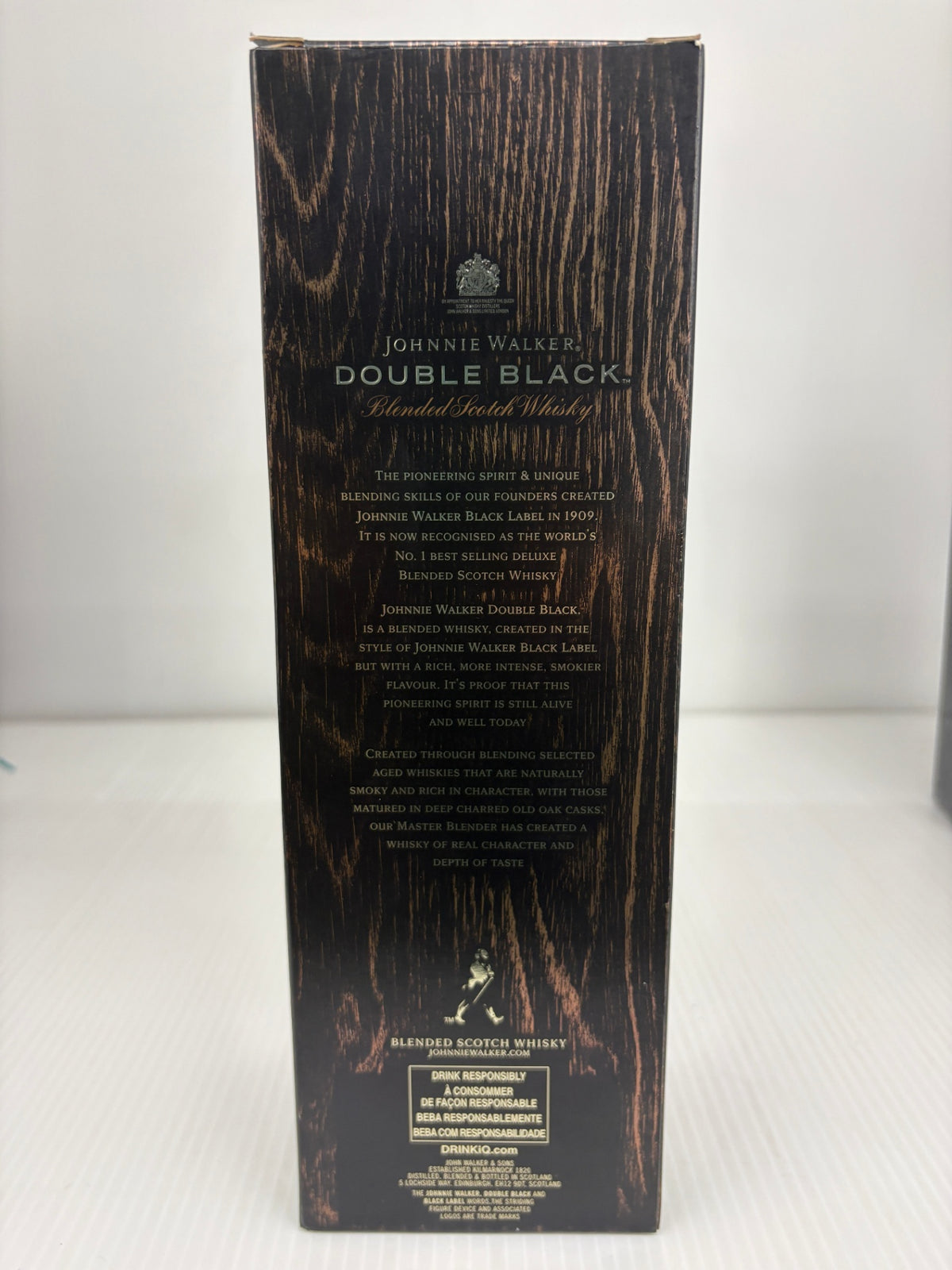 〖未開栓〗ジョニーウォーカー ダブルブラック 1L 40% 箱付 JOHNNIE WALKER DOUBLE BLACK