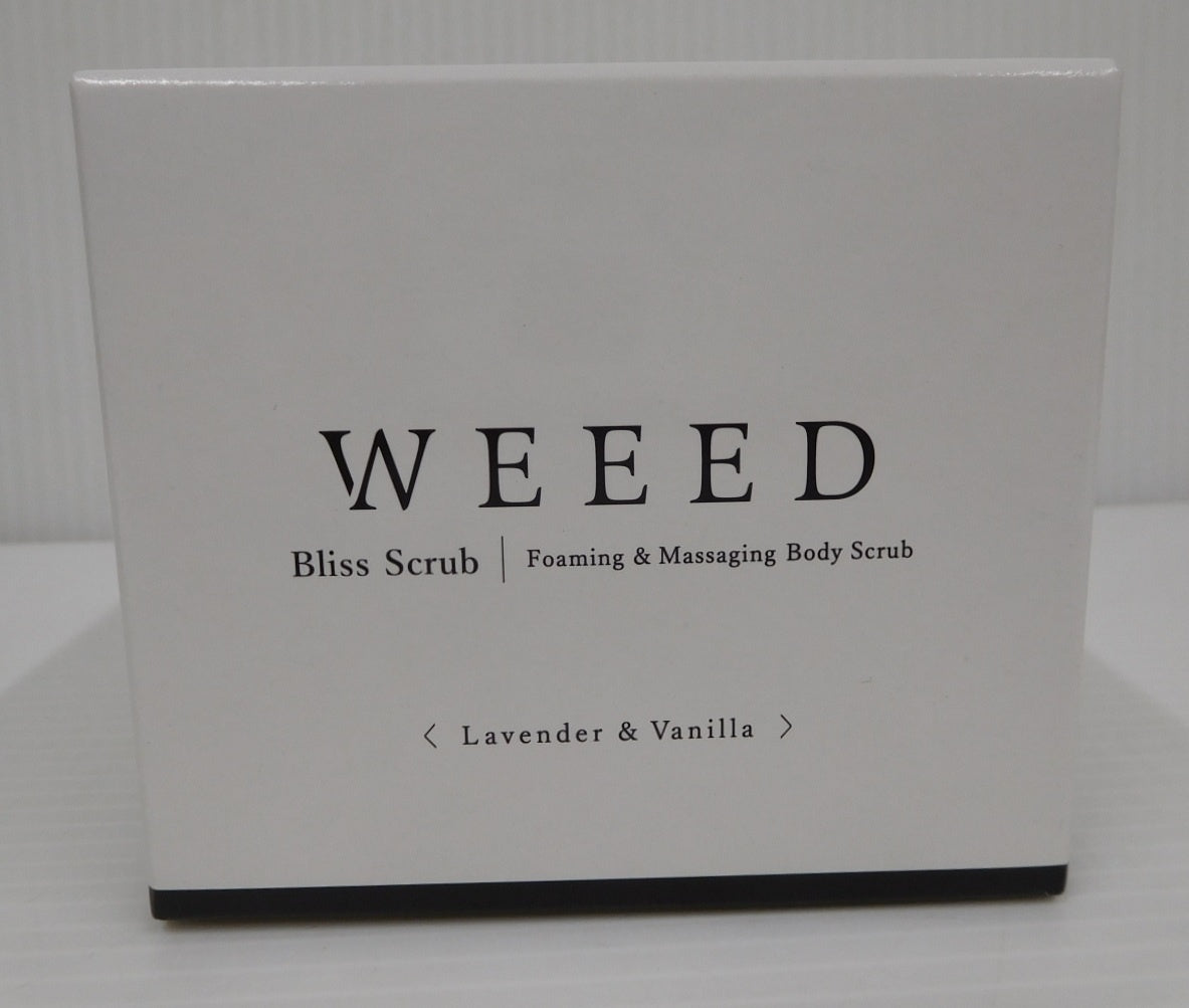 未開封！WEEED ウィード ブリススクラブ ラベンダー＆バニラ 360g 3個セット囗T巛
