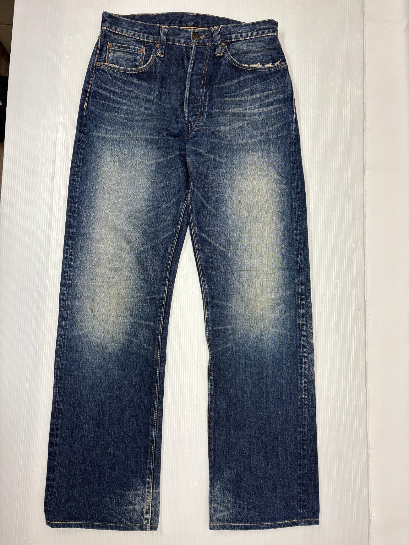 シュガーケーン SC40065H USED加工 デニムパンツ W32 スター ジーンズ 東洋エンタープライズ TOYO SUGAR CANE STAR JEANS