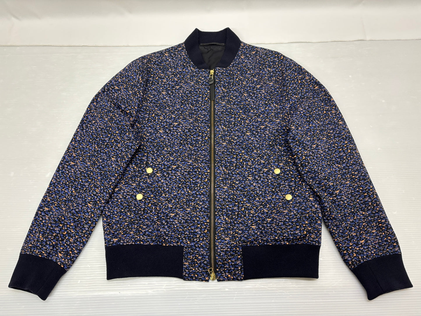 ポールスミス ブルゾン MA-1 ジャケット サイズL 総柄 Paul Smith