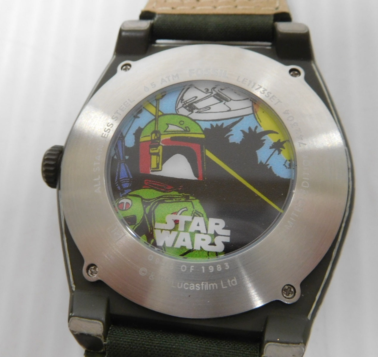 Star Wars x Fossil ボバ・フェット アナログ腕時計 自動巻き レディース  LE1173SET 数量限定囗T巛