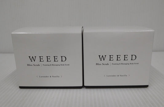 未開封！WEEED ウィード ブリススクラブ ラベンダー＆バニラ 360g 2個セット囗T巛