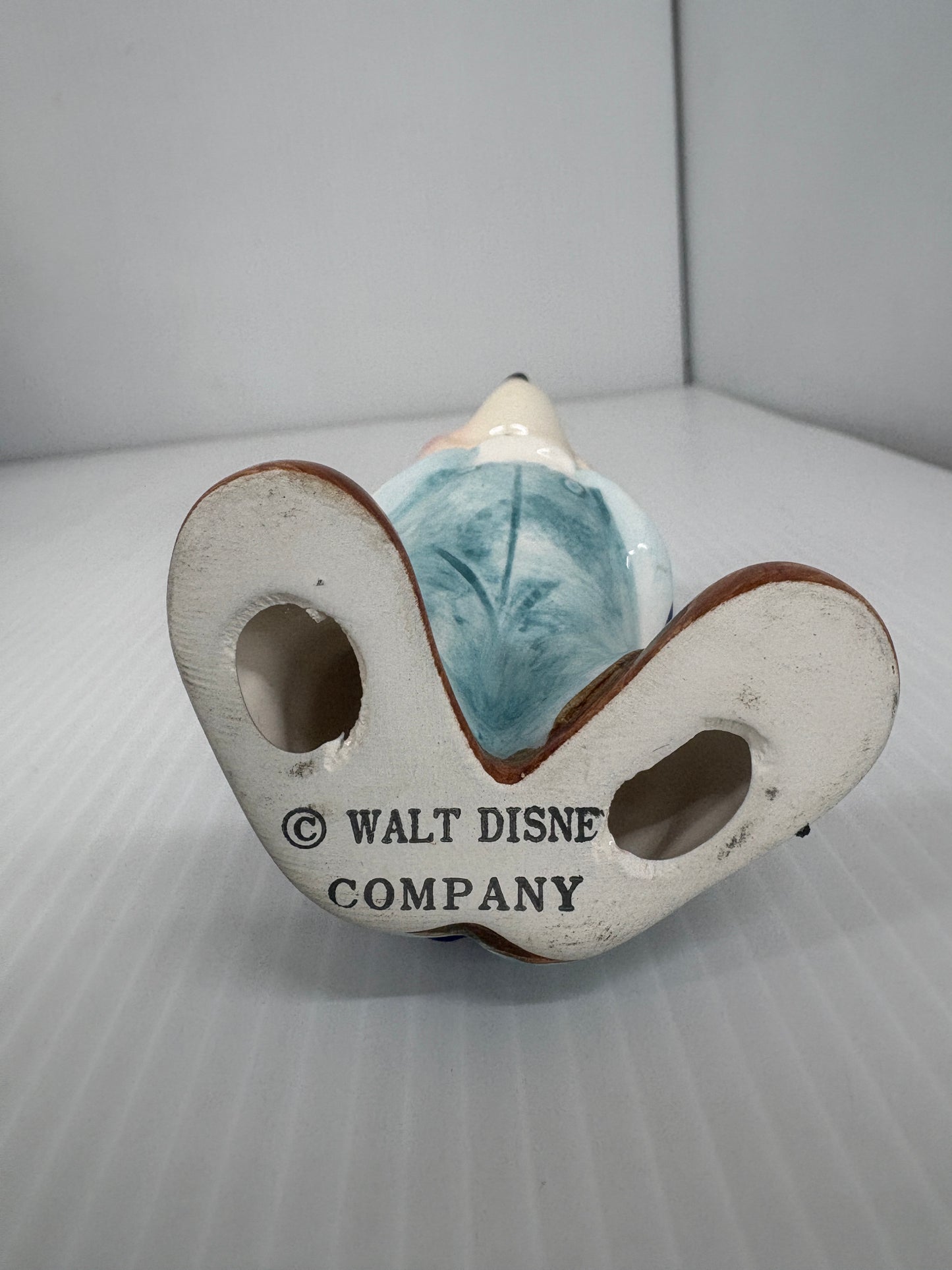 Disney ミッキー＆ミニー 陶器フィギュリン オルゴール動作品 ペアセット 日本製 Walt Disney Company レトロ 置物