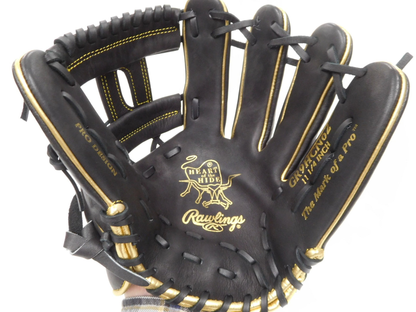 Rawlings ローリングス 軟式グローブ  オールラウンド用 ブラック×ゴールド GR9HCN62 11 1/4インチ囗T巛