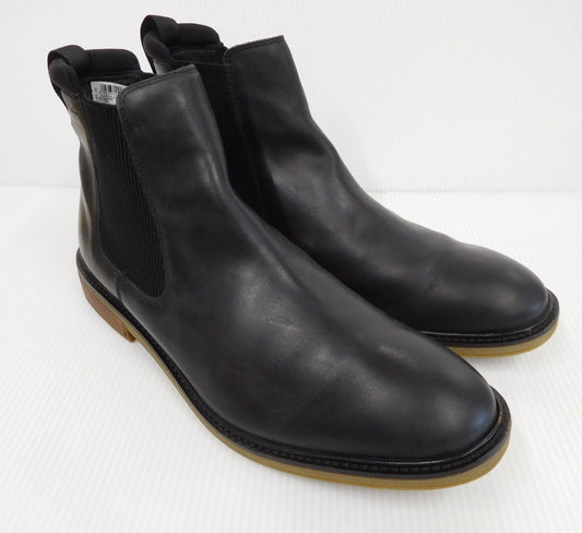 Clarks クラークス Clarkdale Hall クラークデールホール ブラックレザー size:UK12囗T巛