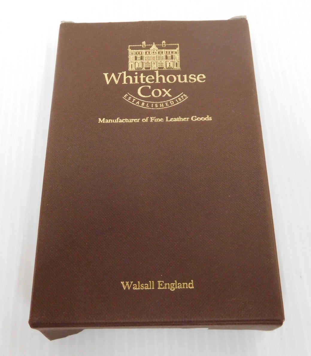White House COX ホワイトハウスコックス ジップウォレット S1957-6GL ブラック囗T巛