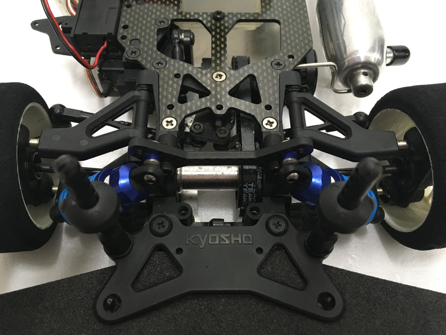 ※送料無料※ 京商 V-One RRR 4WD エンジン ラジコンカー 未チェック ジャンク品 囗G