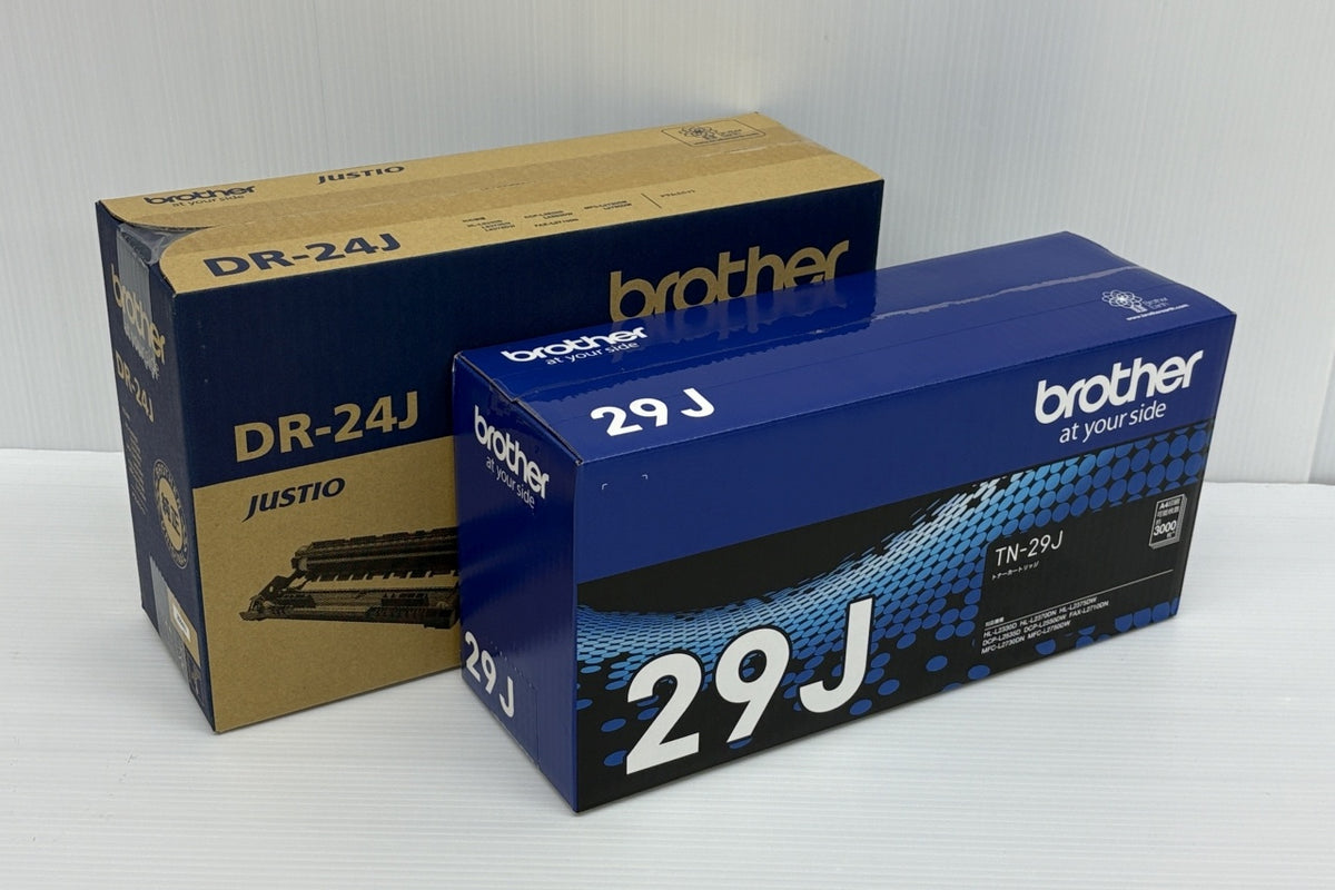 送料無料 未開封！ブラザー ドラムユニット＋トナーカートリッジセット DR-24J+TN-29J囗T巛