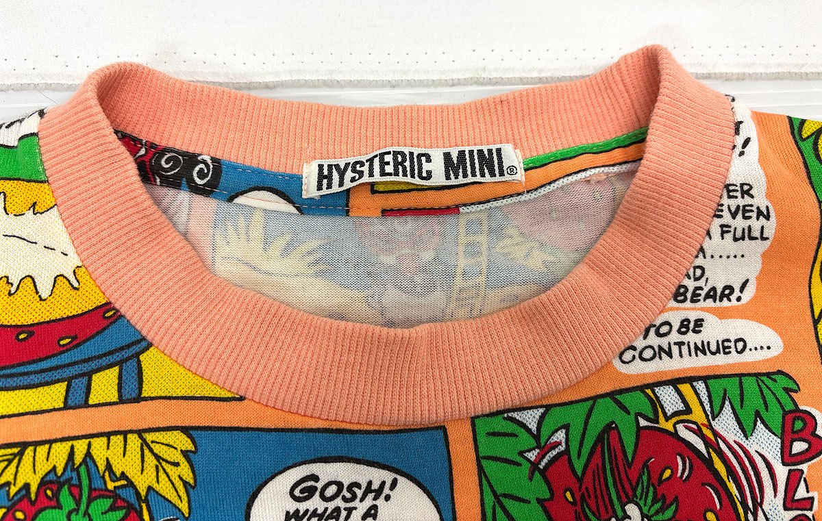 ヒステリック ミニ ロンT メンズ サイズM 長袖 カットソー 総柄 Hysteric Mini