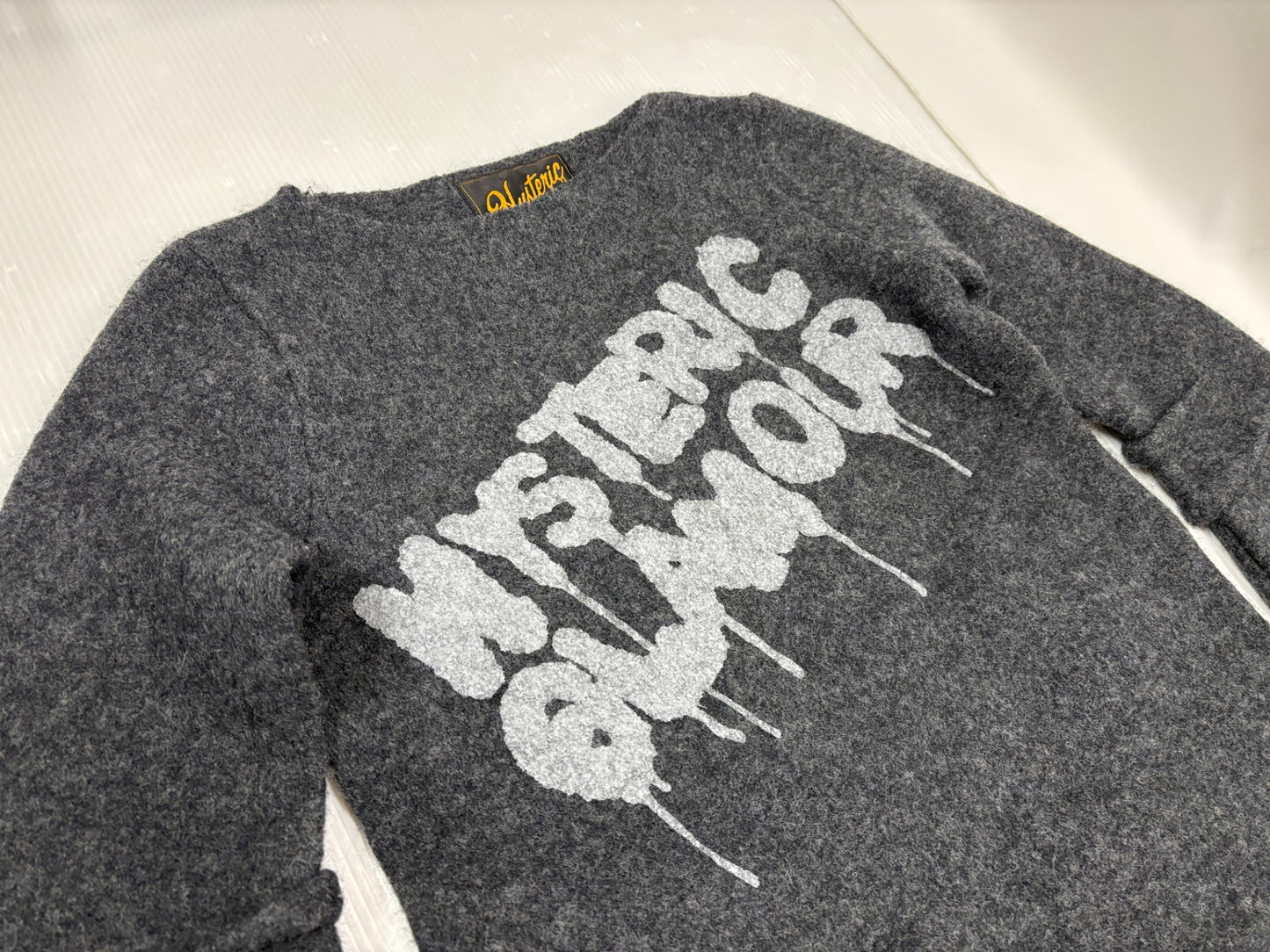 ヒステリックグラマー ニット ワンピース 2N0-0500 前面ロゴ サイズFREE Hysteric Glamour