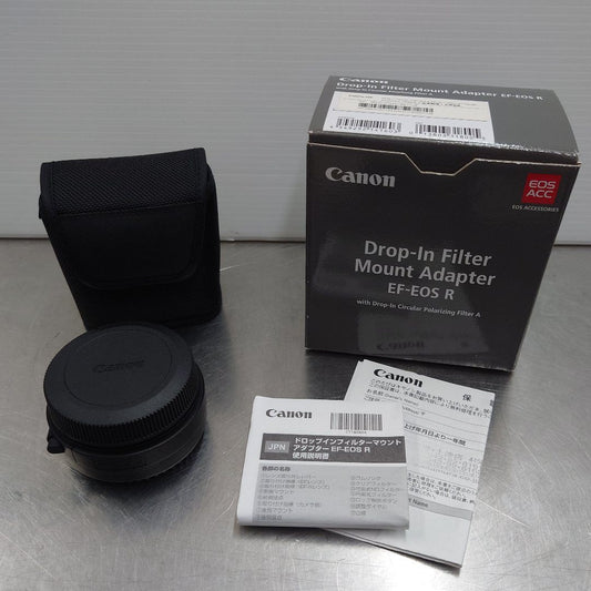 Canon　キャノン　ドロップインフィルターマウントアダプター　EF-EOS R　中古品　囗T巛