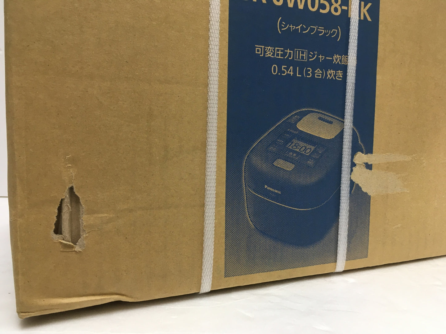※送料無料※ Panasonic 可変圧力IHジャー炊飯器 おどり炊き SR-JW058-KK シャインブラック 3合炊き 未開封 囗G