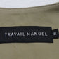 TRAVAIL MANUEL トラバイユマニュアル コンパクトチノノーカラービッグジャケット 402001 ベージュ 日本製 size:M囗T巛